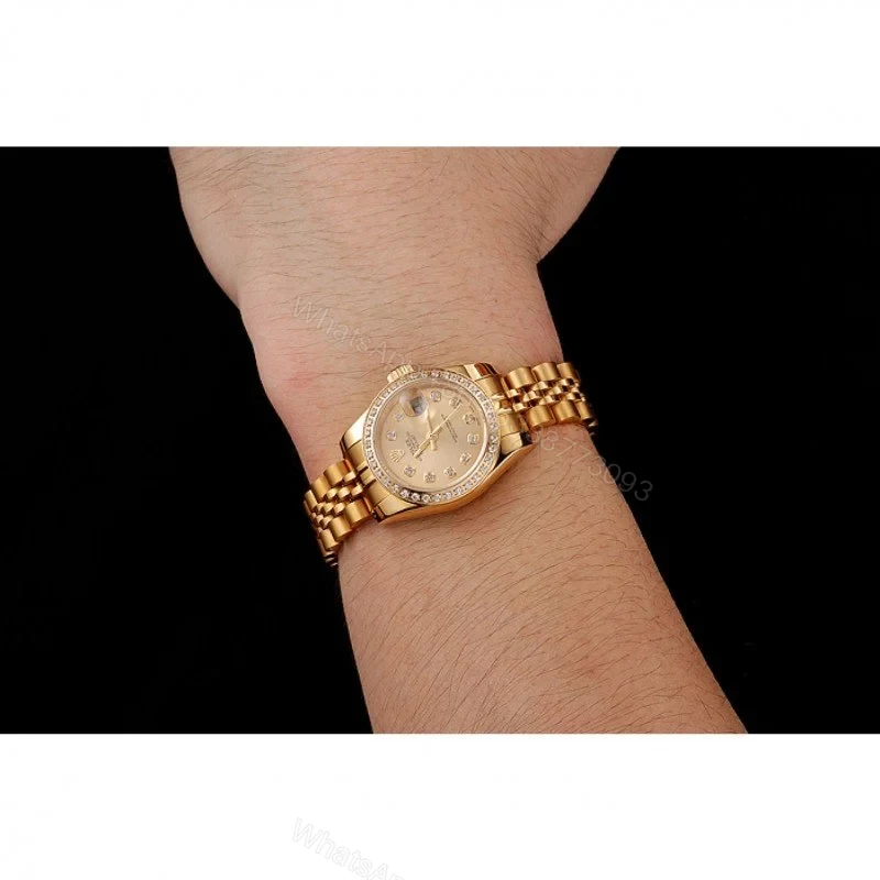 View 10 of Rolex Datejust Gold Dial 1454096 31 mm