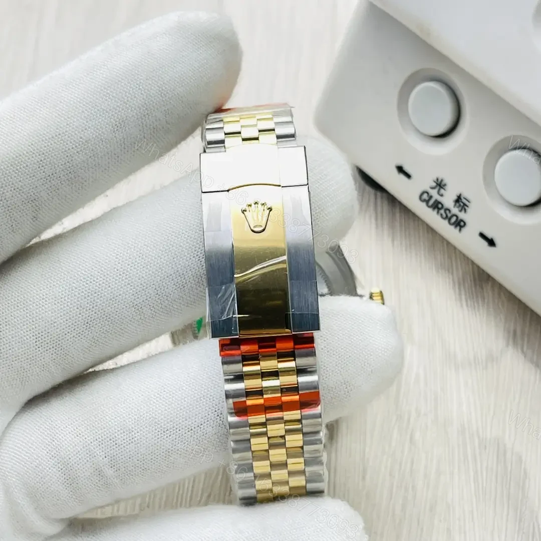 View 9 of Fake Rolex Datejust White Jubilee Best Two Tone 41MM Watch 126333-0016