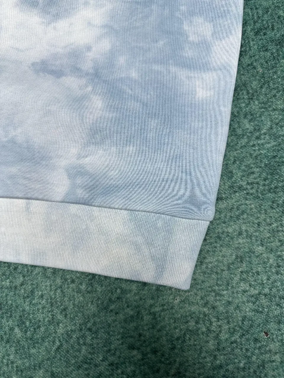 View 10 of Soft-Edge Tie-Dye Crewneck Monogram Knit, Relaxed Comfort, Men's Crewneck