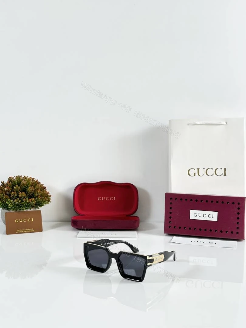 First Copy Gucci GG02 Sunglasses Black — view 1