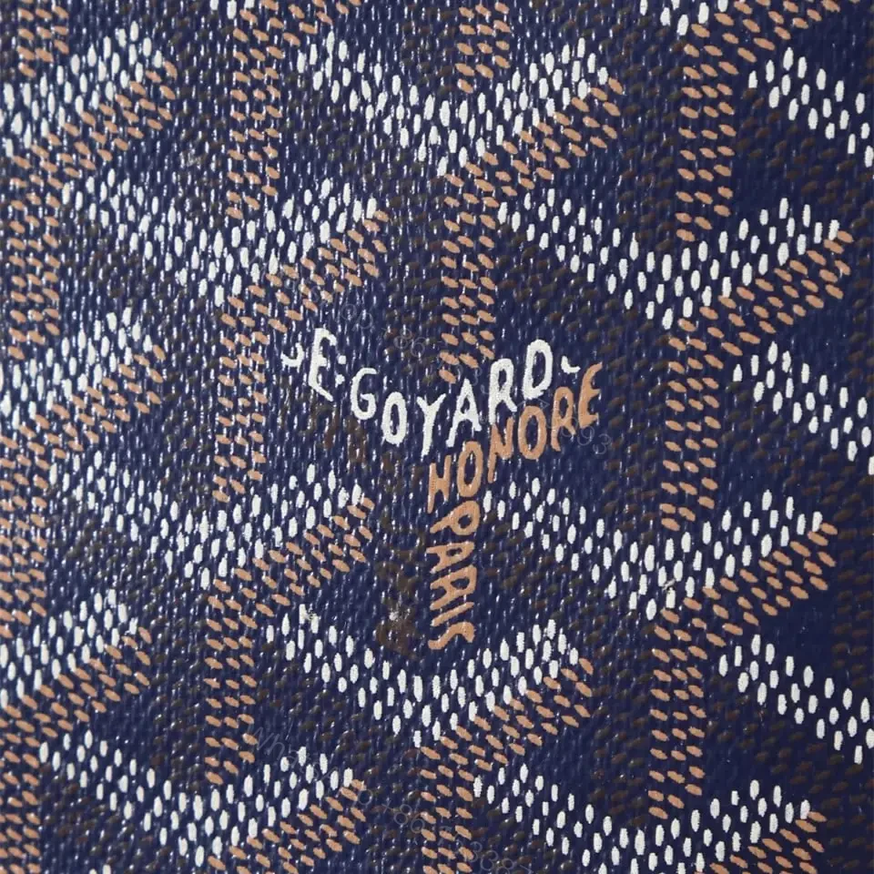 View 8 of 高仿Goyard*STLOUIP3滿印Tote手提袋藍色免檢版小號