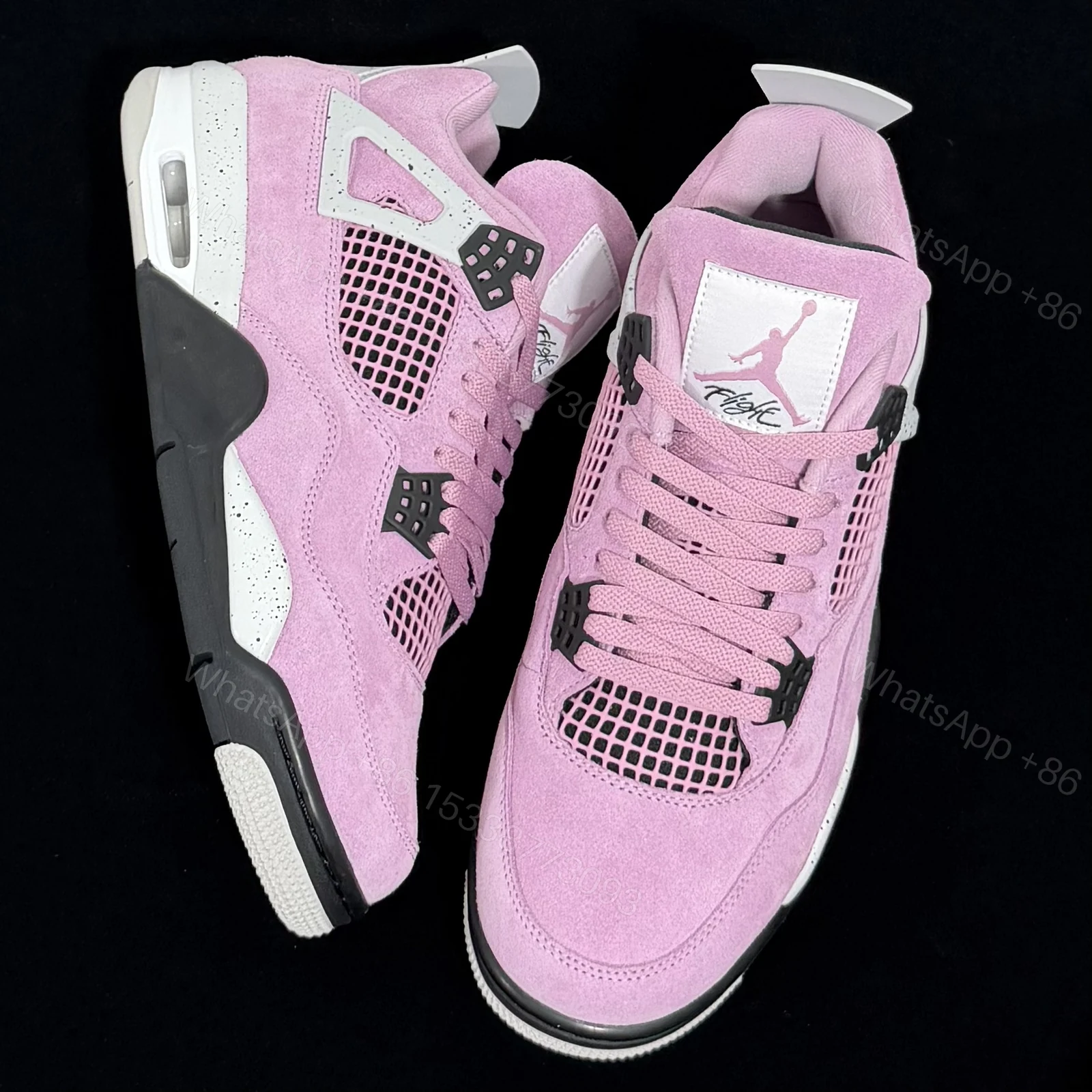 View 8 of Air Jordan 4 Orchid Reps