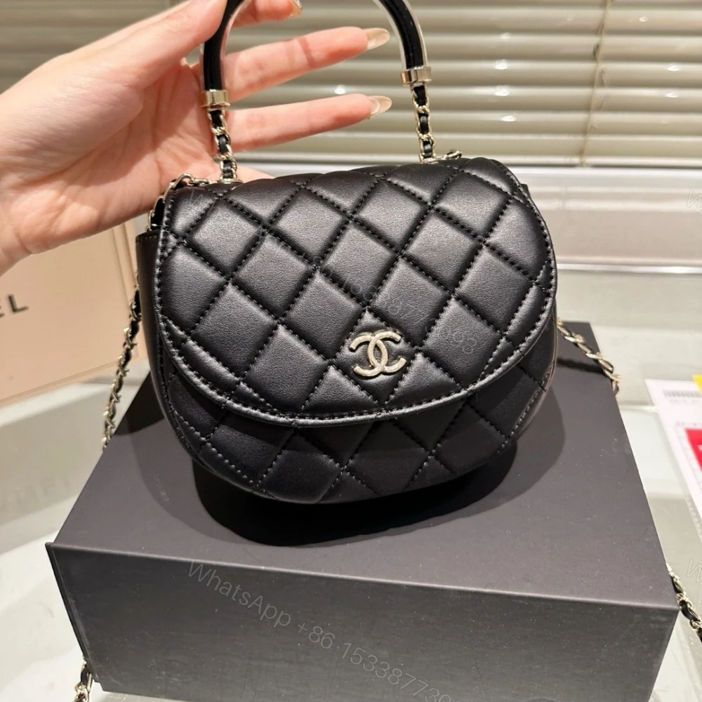 View 4 of Chanel 25C Classic Clutch With Chain Black 16Cm