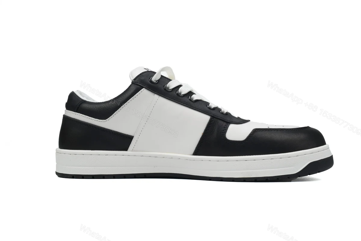 View 5 of Prada Downtown Low Sneakers Black and White