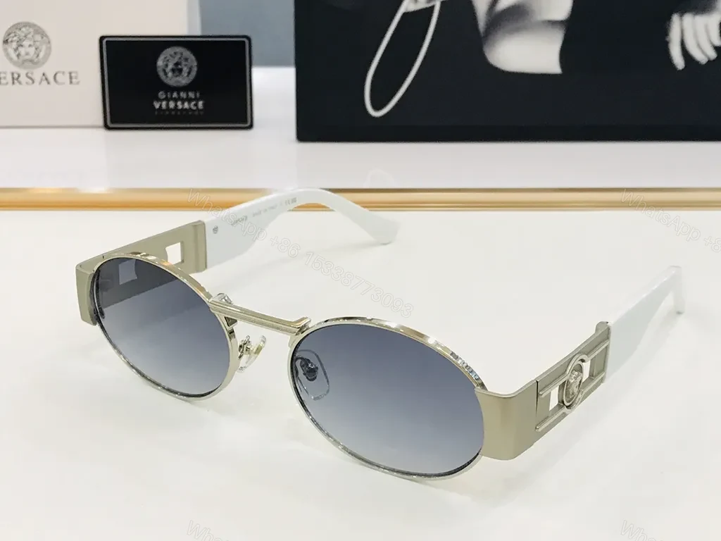 View 6 of Gold-Tone Round Sunglasses with Tort Match