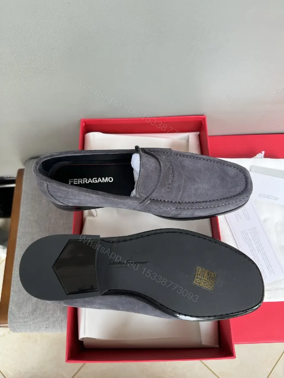 View 9 of Weathered Leather Slip-On Loafers — Refined Everyday Luxury