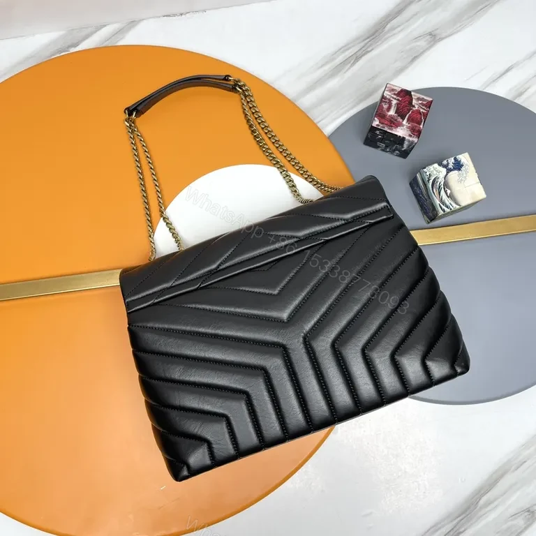 View 4 of Chic Black Leather Satchel â€“ Quilted Luxury Everyday Bag