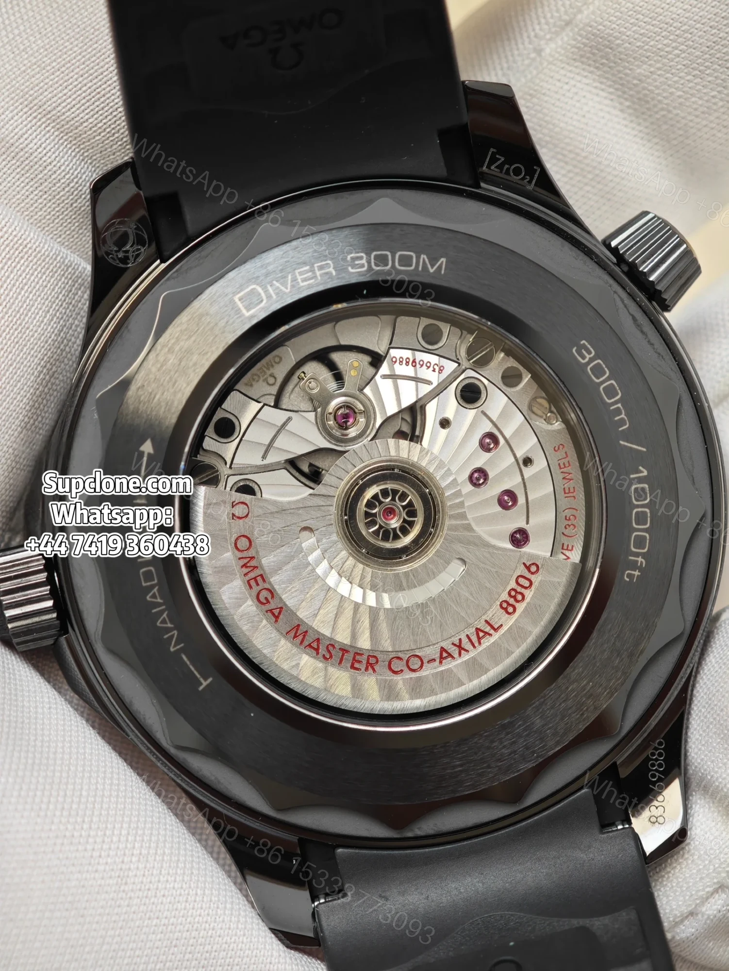 View 7 of Omega Super Clone Seamaster Diver 300M 43.5MM 210.92.44.20.01.003