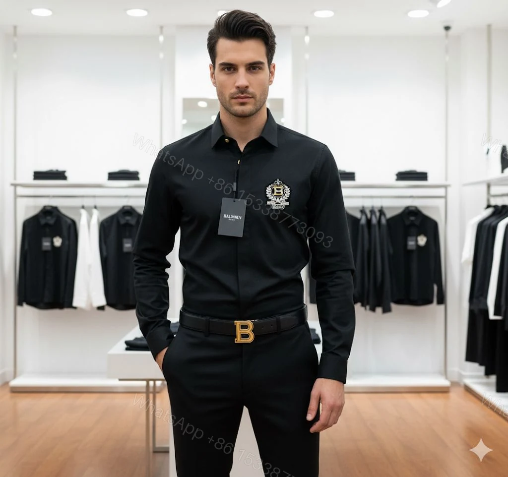 View 11 of First Copy Balmain Paris Club Wear Shirts for Men