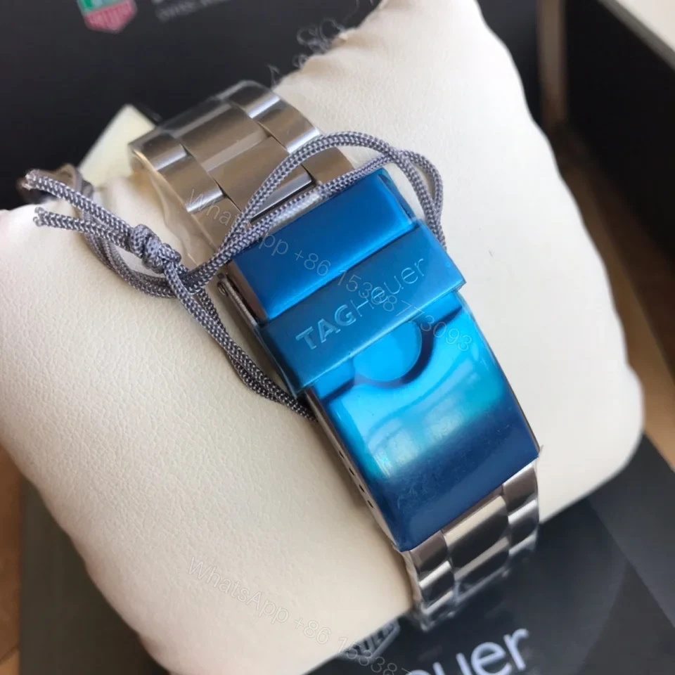 View 8 of TAG Heuer Aquaracer 300M Calibre 5 41 Stainless Steel Blue Dial Bracelet WAN2111.BA0822