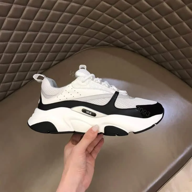 B22 SNEAKER TECHNICAL MESH WITH AND CALFSKIN – CD115 — view 1