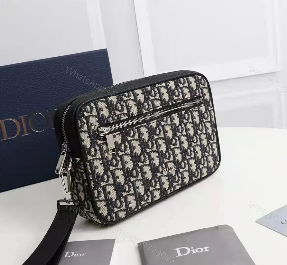 Toiletry Bag Beige and Black Dior — view 1