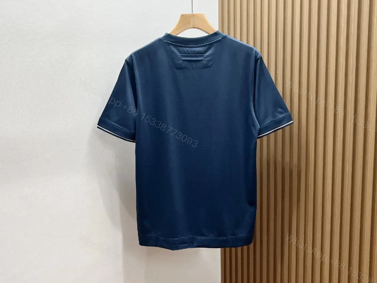 View 11 of Structured Minimal Knit Tee: Premium, Relaxed Fit, Durable Comfort