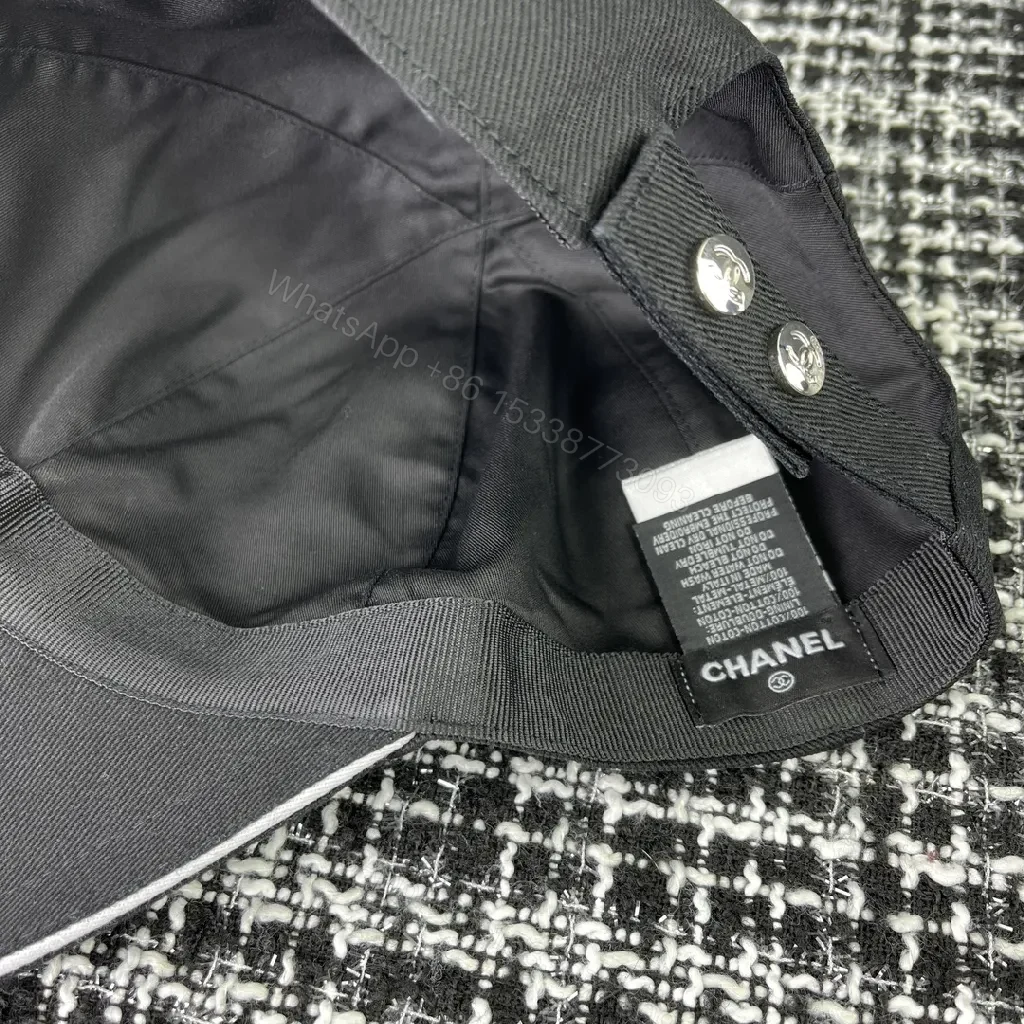 View 2 of Chic Navy Cap: Durable Canvas, Six-Panel, Luxe Embroidery
