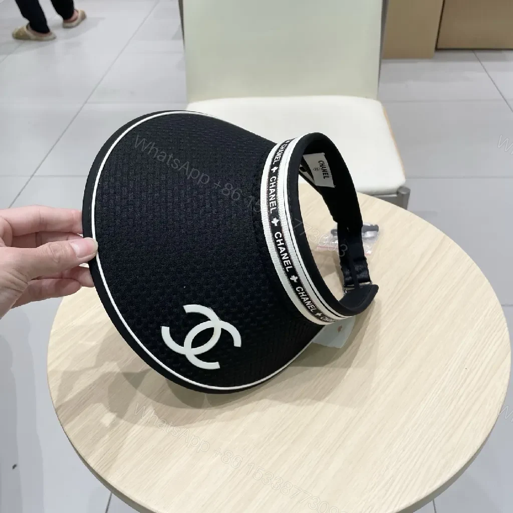 View 6 of Aerated Black Mesh Visor – Lightweight Luxury Sport Chic