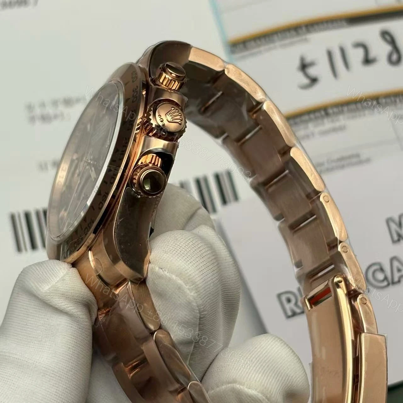 View 5 of Superclone Rolex Daytona 40 mm 126505 Bright Chocolate Dial
