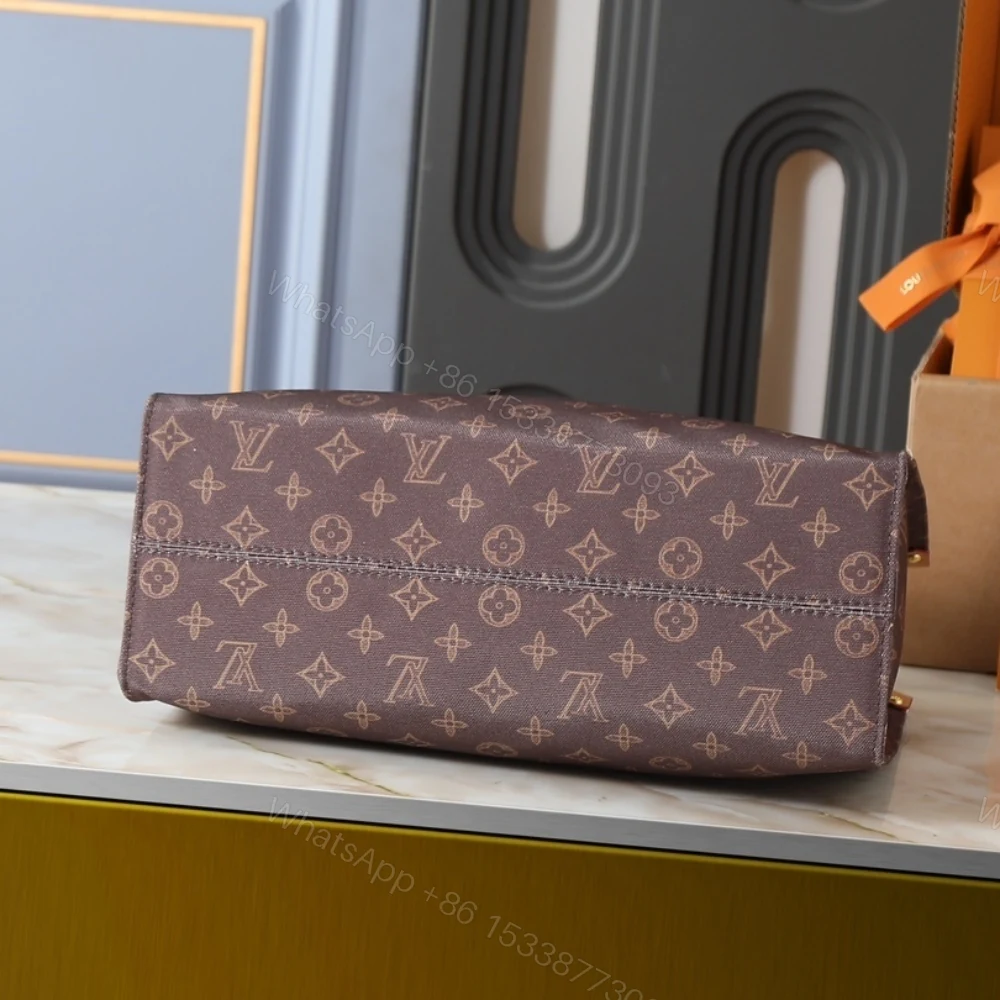 View 8 of Louis Vuitton Onthego MM Monogram Origine Ebène 35Cm