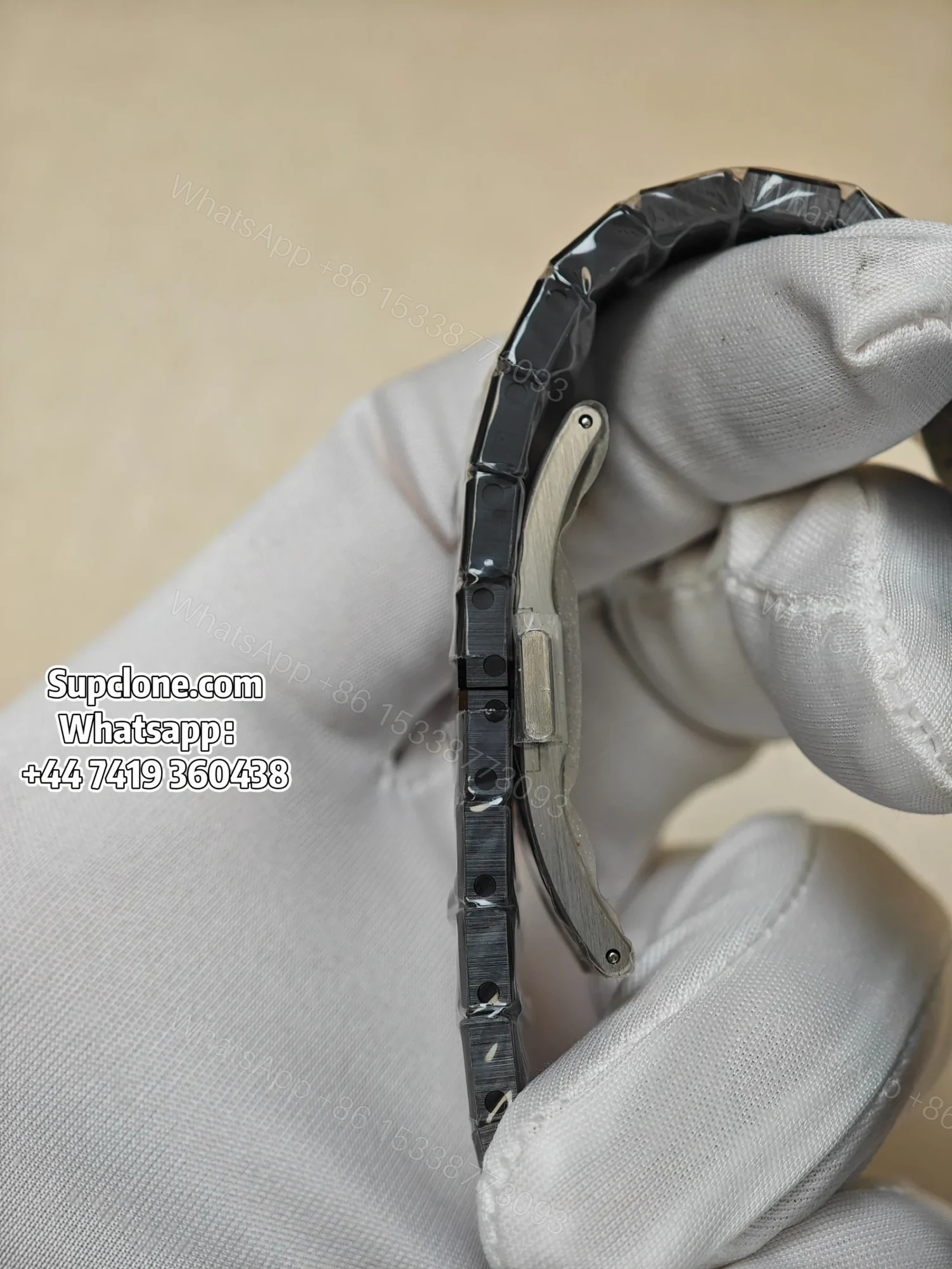 View 8 of Audemars Piguet Super Clone Royal Oak Ceramic Black Dial 26240 Chronograph 41mm