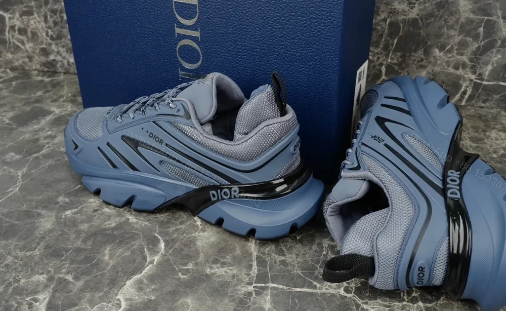 View 9 of Blue-Quarry Luxe Sneaker: Modern Comfort & Dior Detail (60)