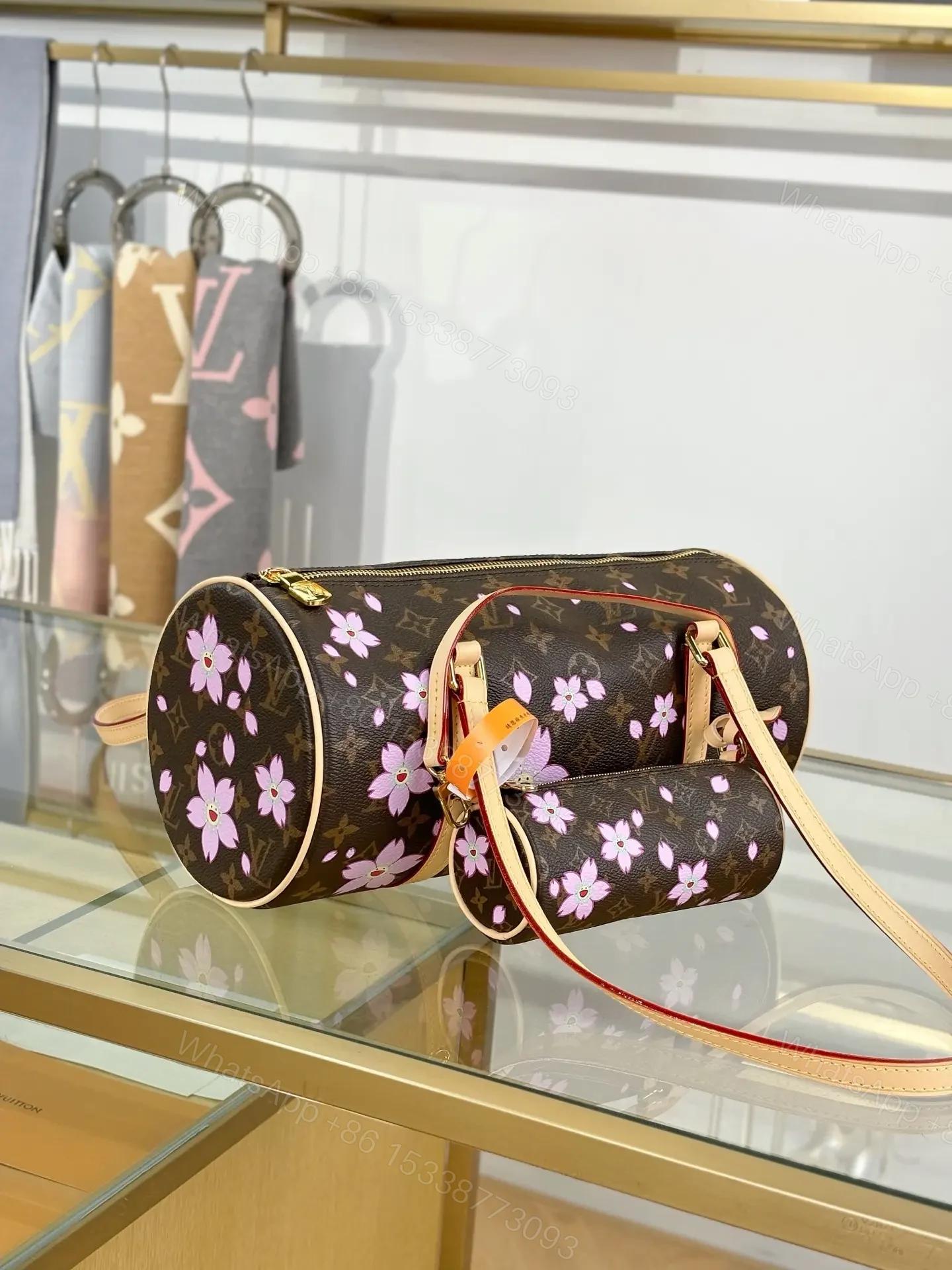 View 5 of Louis Vuitton x Takashi Murakami Papillon Handbag