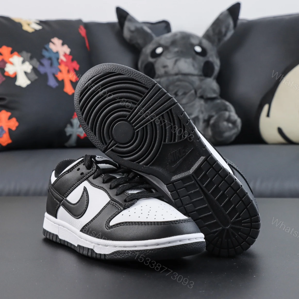 View 3 of Nike Dunk Low Retro White Black Panda Reps