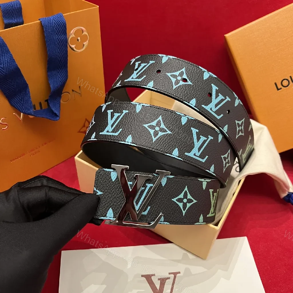 View 7 of Vibrant Gradient Monogram Belt: Luxe Everyday Confidence