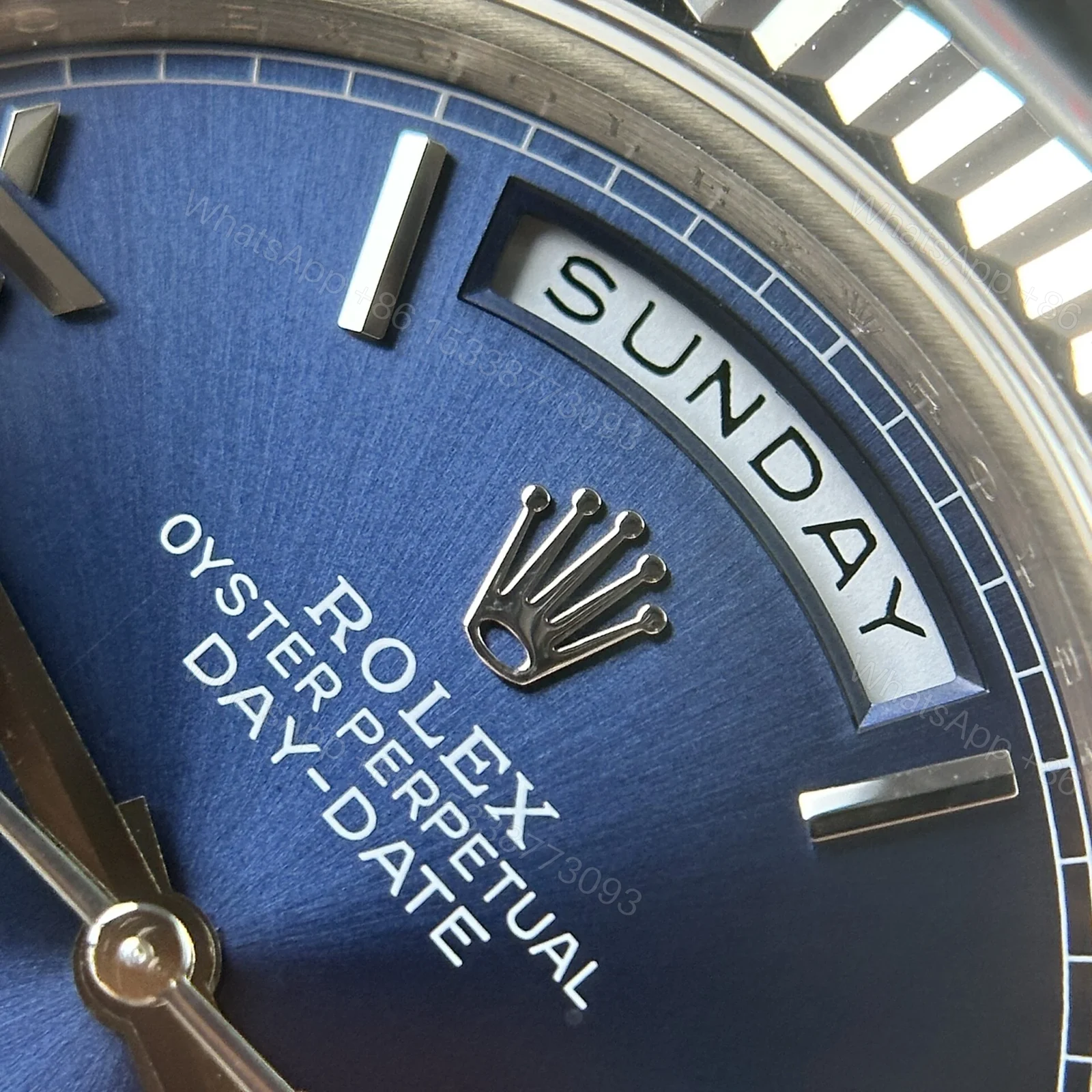 View 6 of Superclone Rolex Day-Date Blue Dial 228239-0007 40 mm