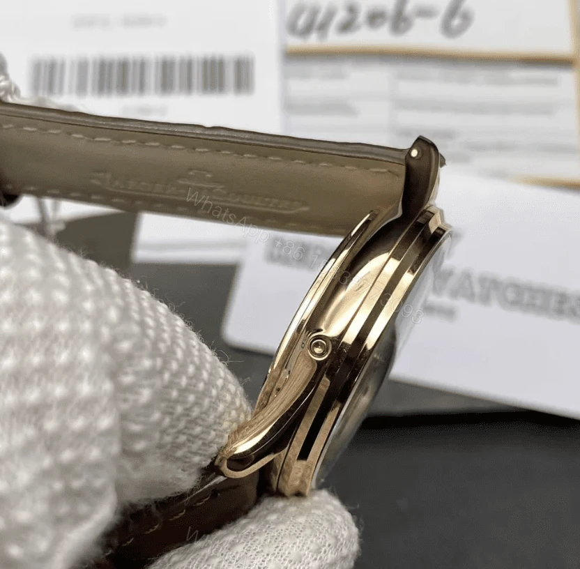 View 10 of Jaeger-LeCoultre Master Ultra Thin Moon Rose Gold Super Clone Replica