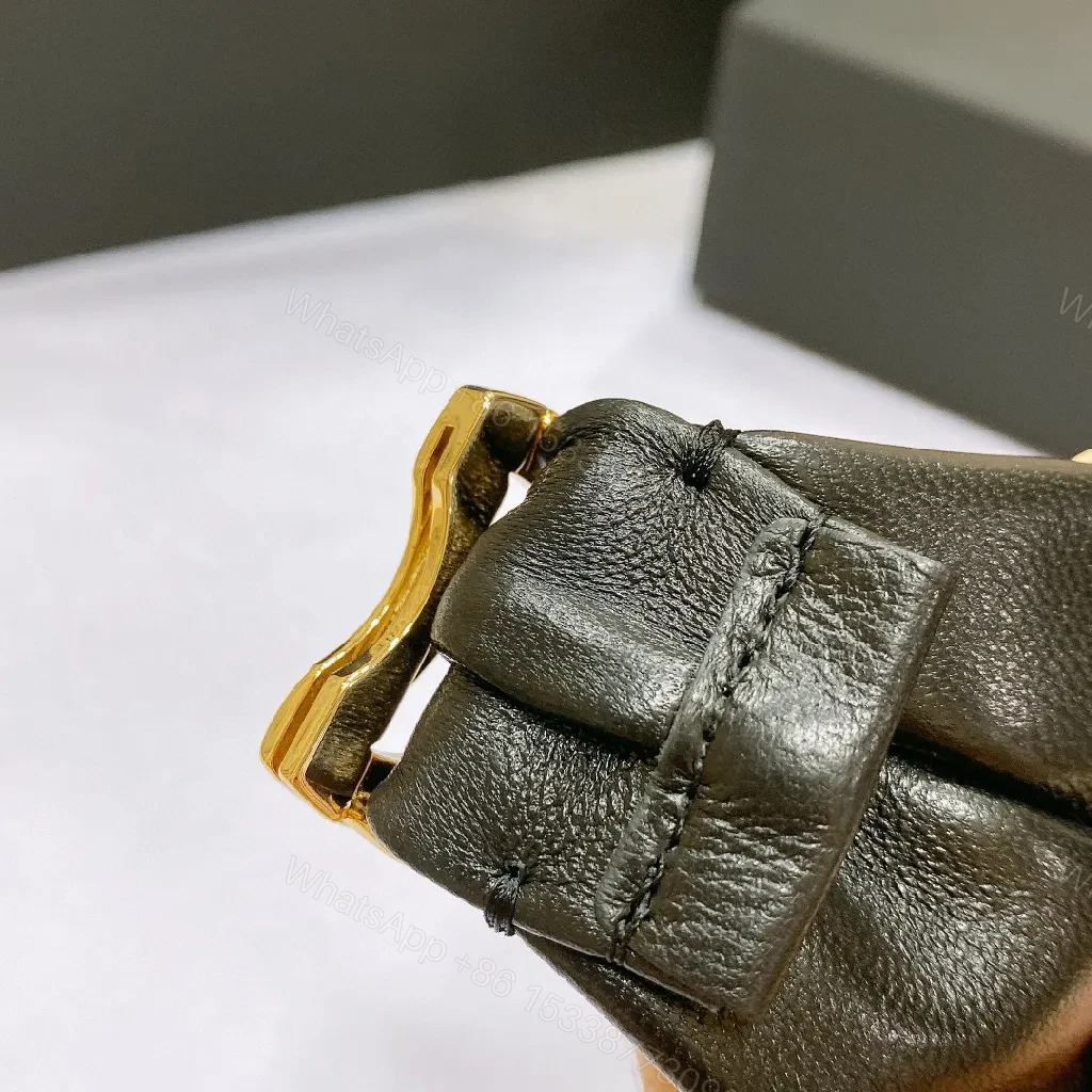 View 7 of Leather-Accent Headband with Gold Logo, Luxe Gathered Style