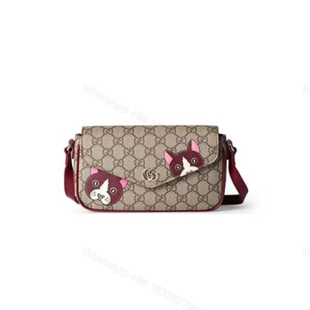 GG Supreme Monogram Cat Print Mini Shoulder Bag(HIGH-END GRADE) — view 1