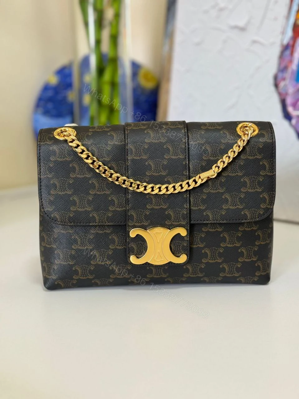 View 3 of TEEN CELINE VICTOIRE BAG in SUPPLE CALFSKIN