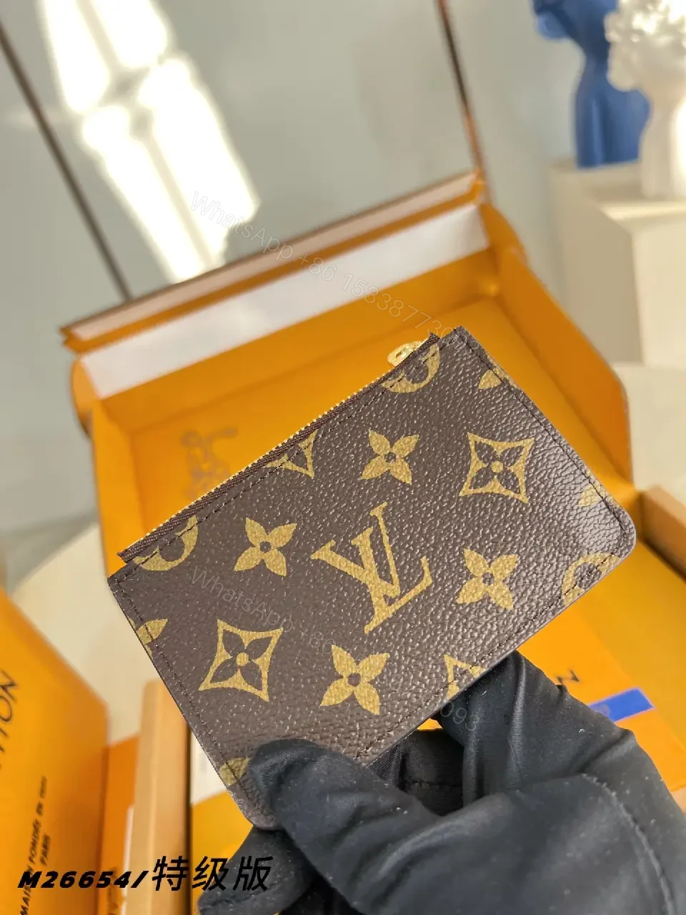 View 5 of Chic Monogram Cardholder: Compact Luxury Cardholder