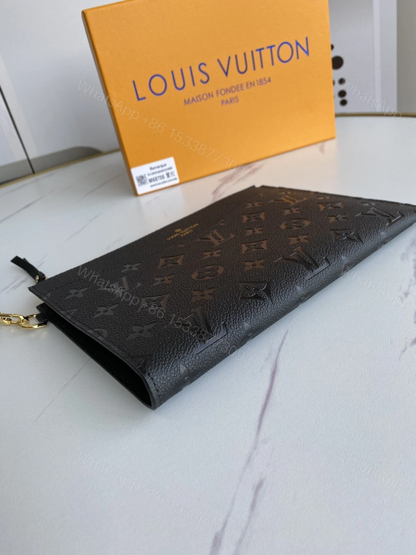 View 9 of Louis Vuitton Empreinte Daily Pouch Black