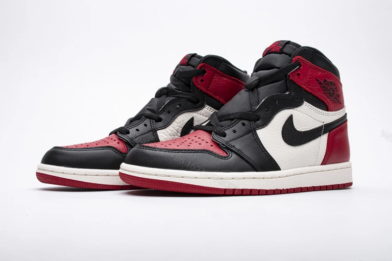 Air Jordan 1 Retro High Bred Toe 555088-610 — view 2