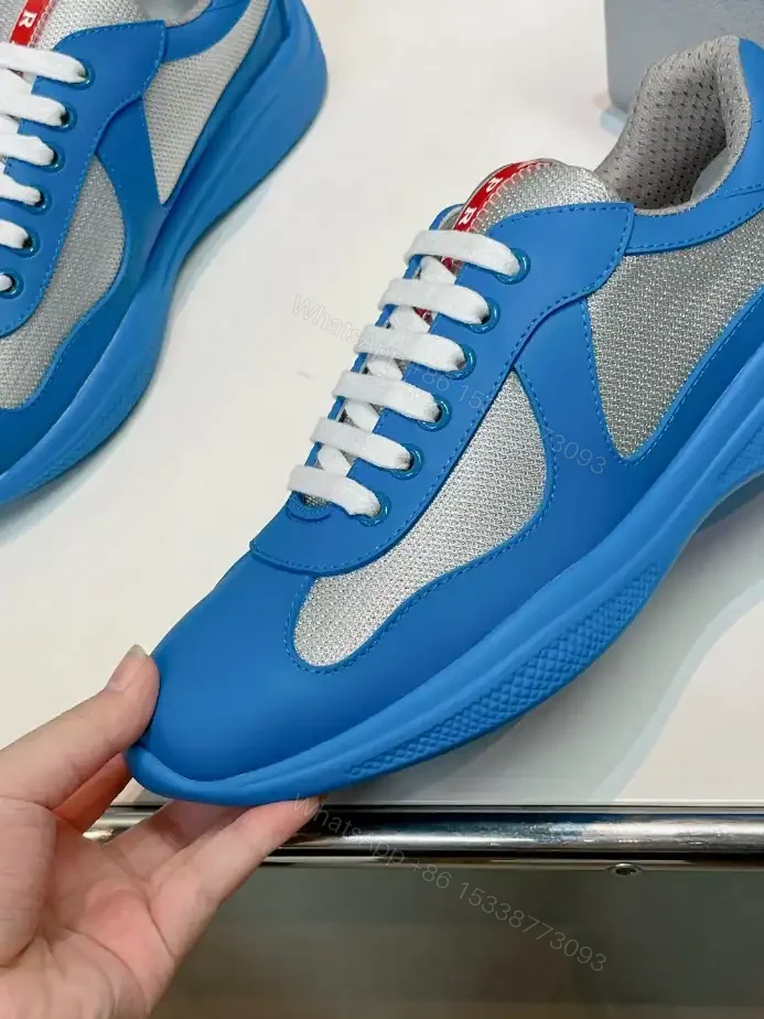 View 3 of PRADA AMERICA’S CUP SOFT RUBBER AND BIKE FABRIC SNEAKERS – PRD001