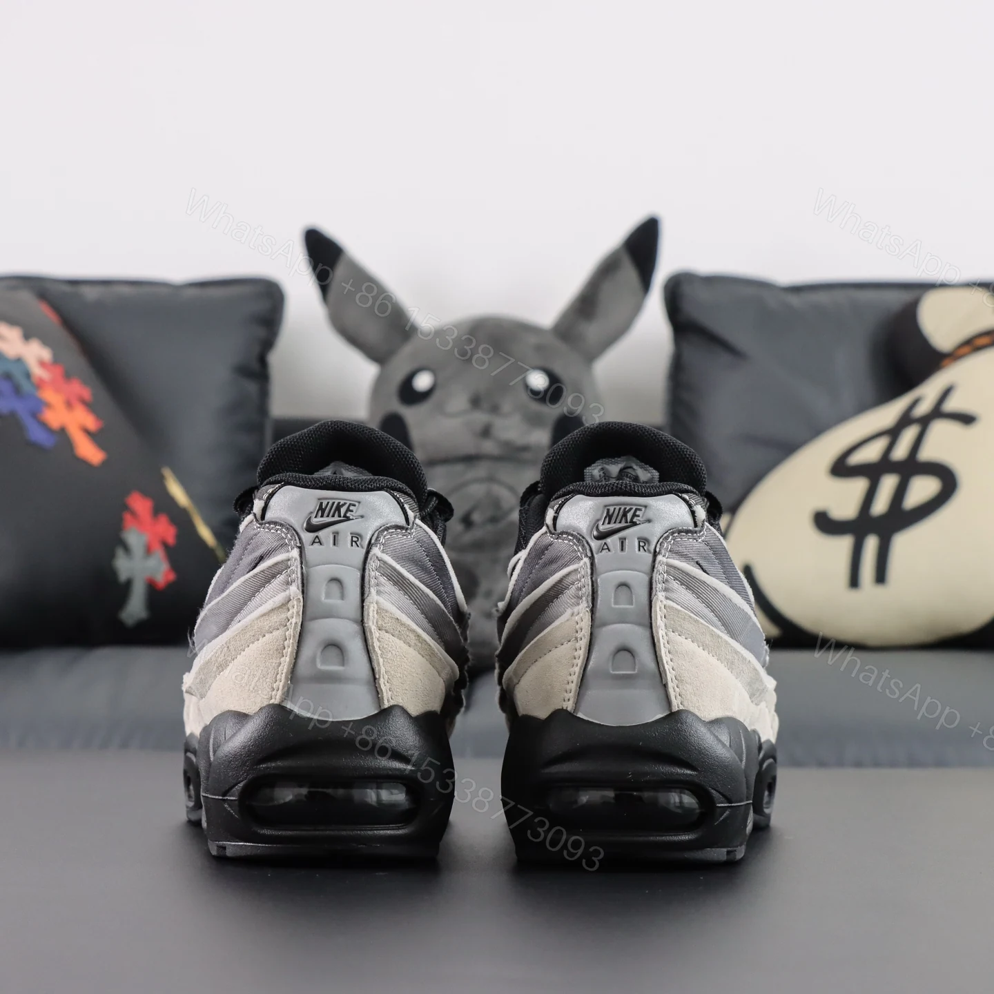 View 7 of Nike Air Max 95 Comme des Garcons Black Grey Reps