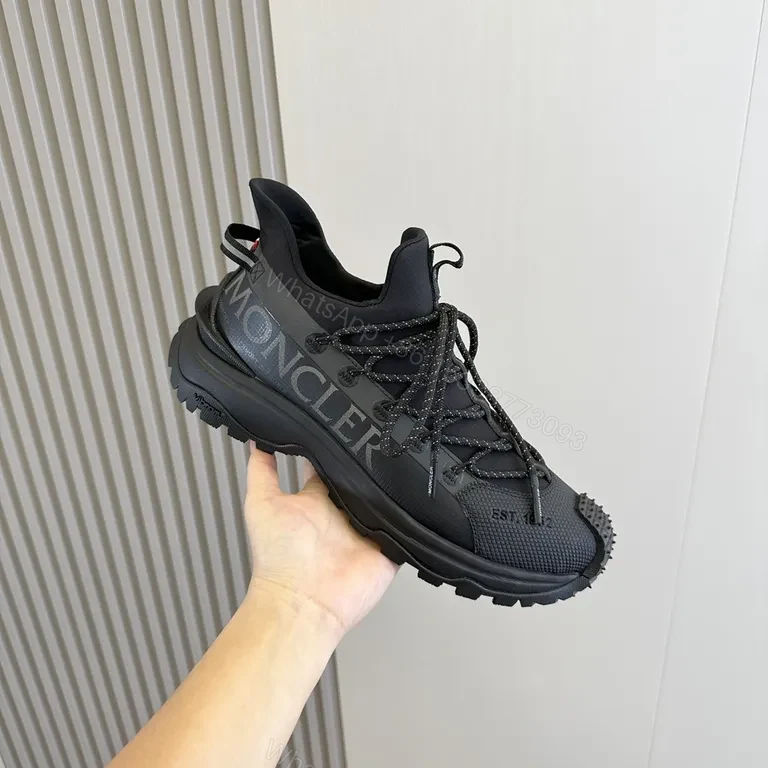 Moncler Black Chunky Runner: All-Day Comfort, City Presence — view 1
