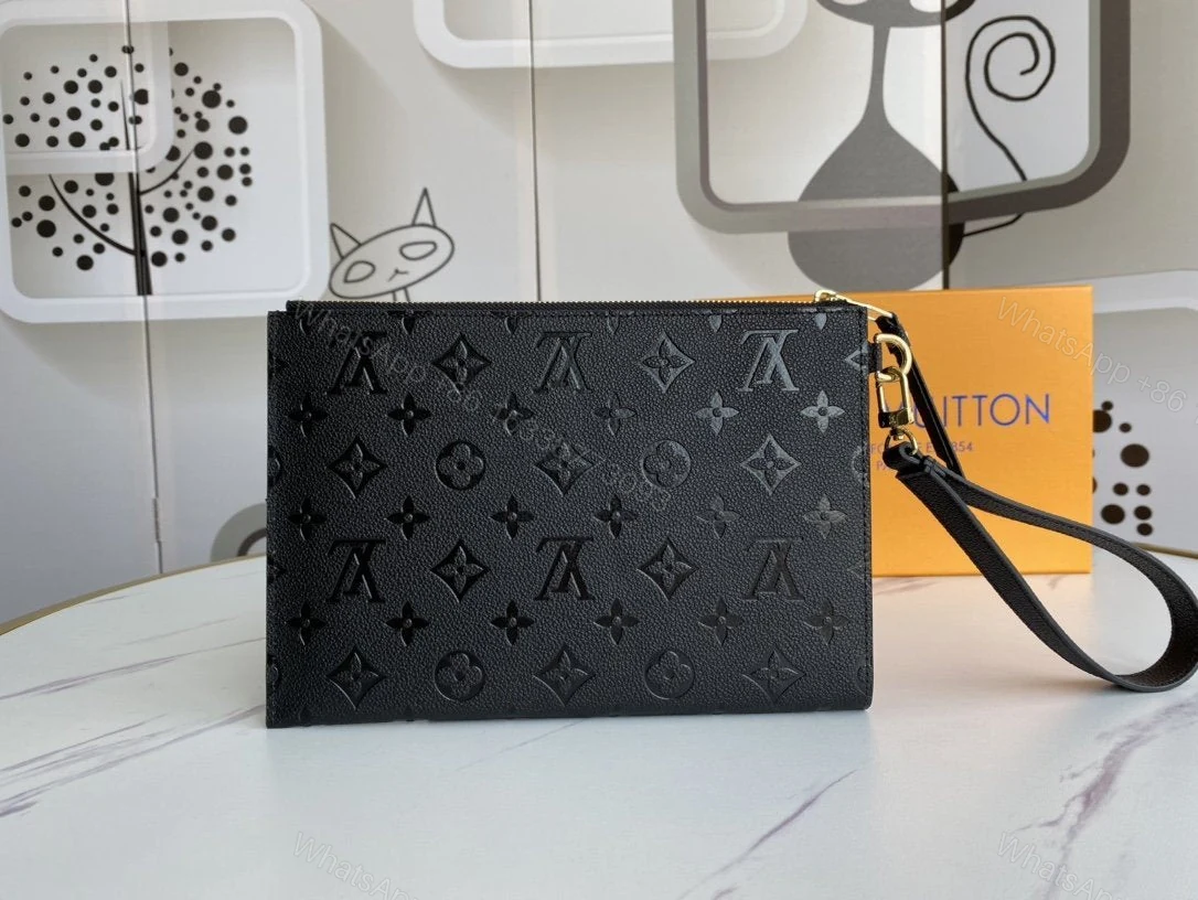 View 4 of Louis Vuitton Empreinte Daily Pouch Black