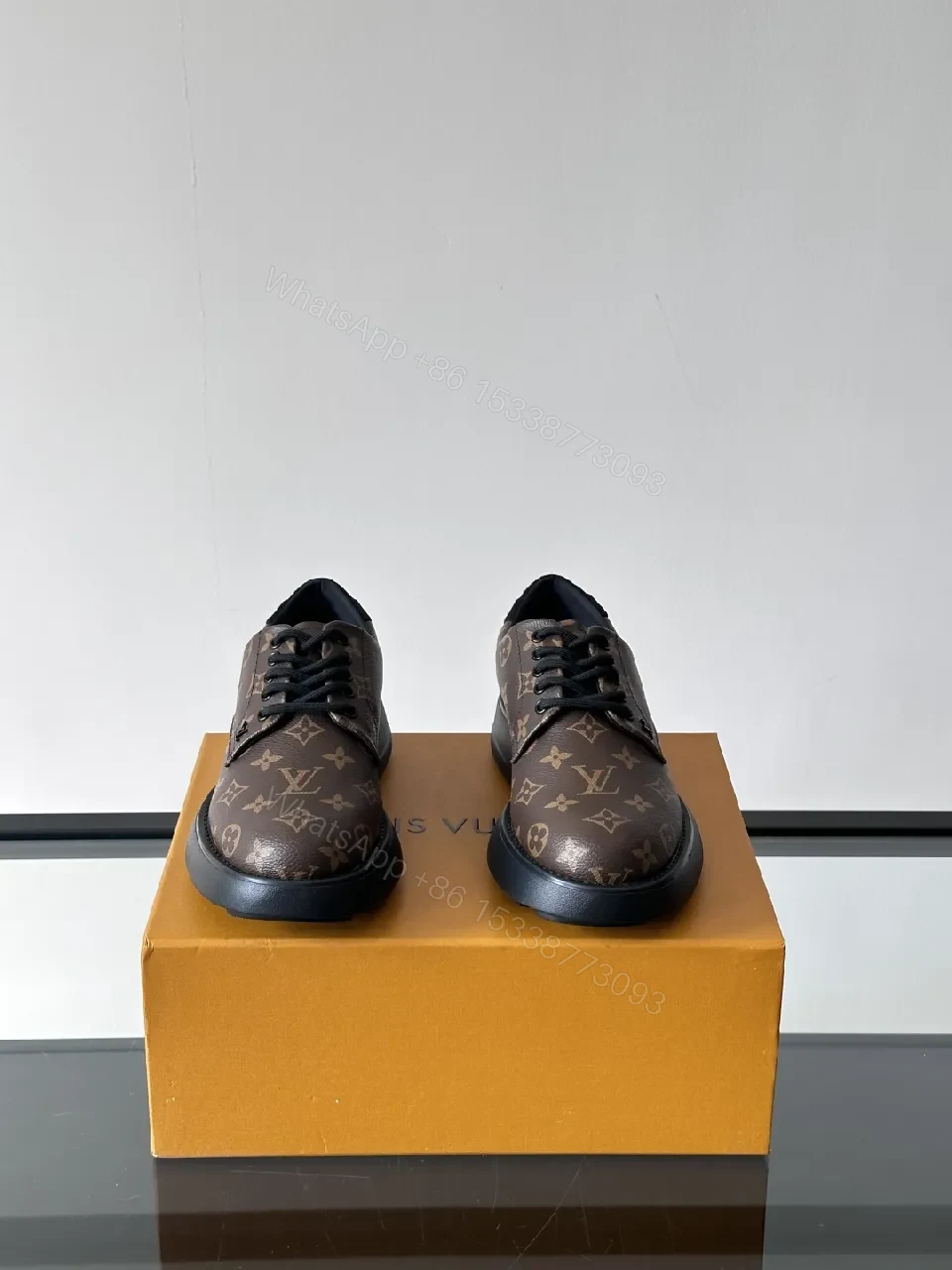 View 4 of Bold Monogram Low-Top Sneakers: Luxe Pattern, All-Day Comfort