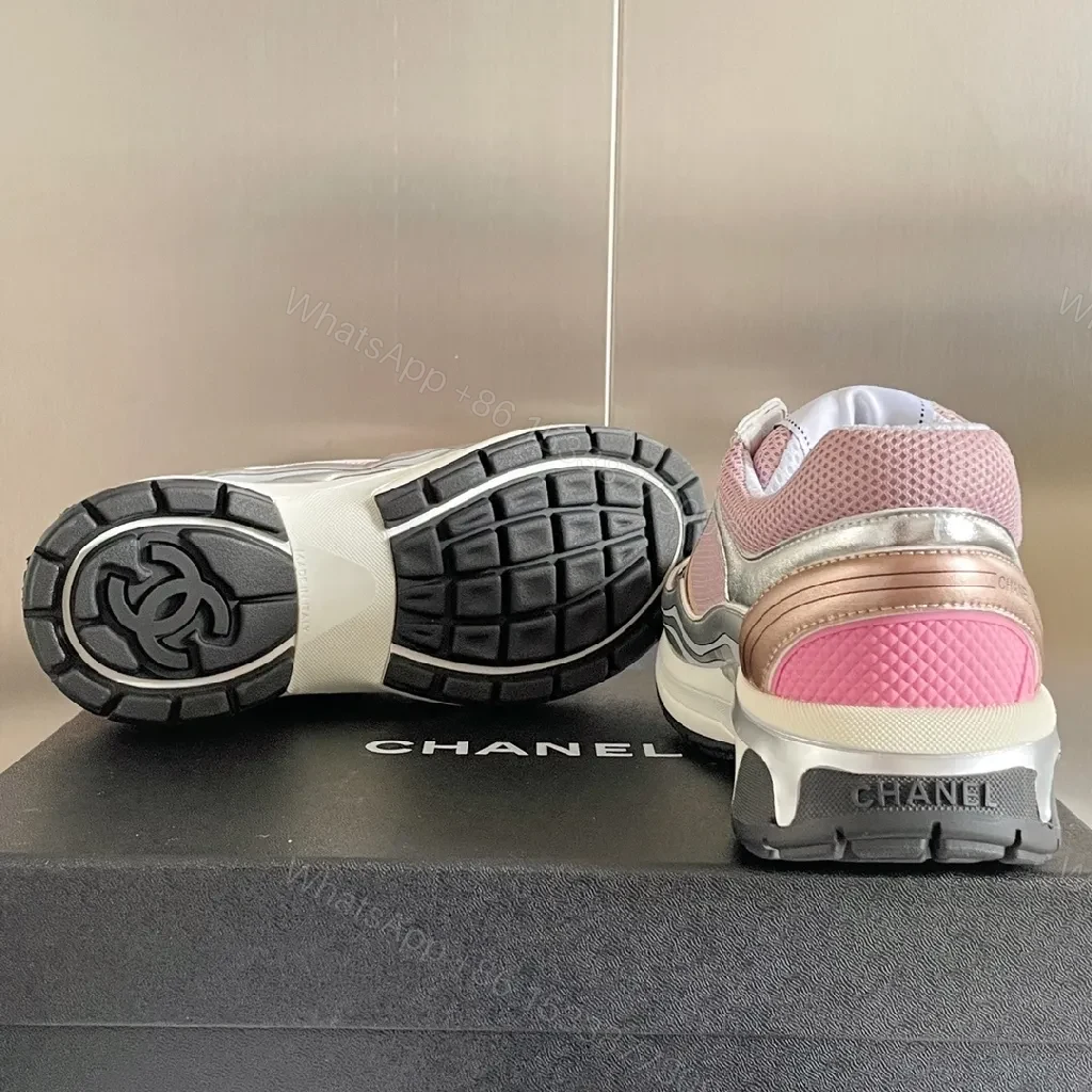 View 7 of Chic Rose-Suede High-Top Sneakers with Subtle Brilliance