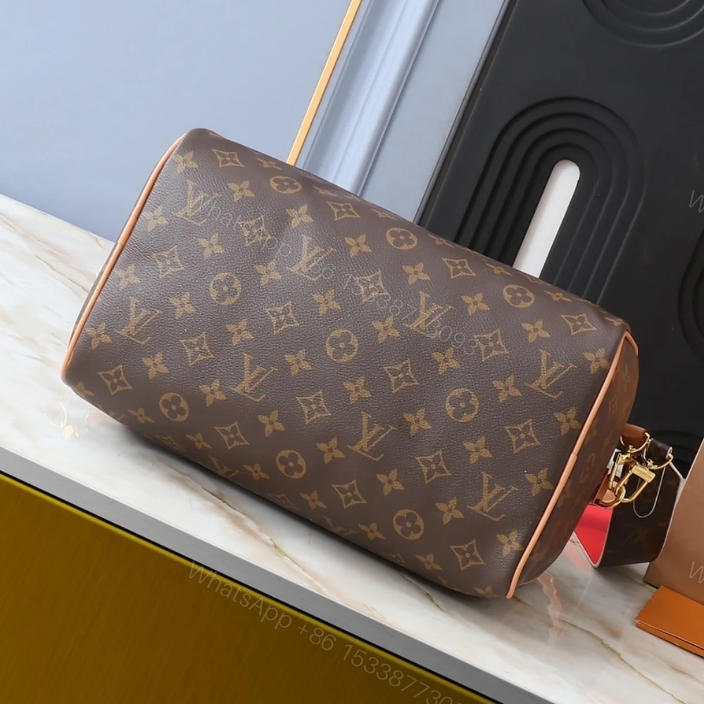 View 5 of Louis Vuitton Speedy Soft 30 Crafty Brown 30Cm M11945