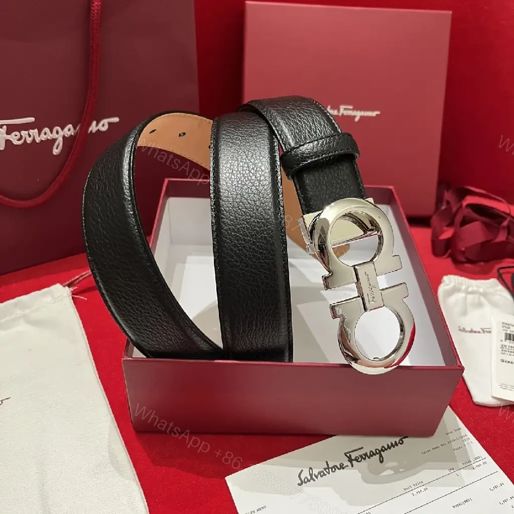 View 8 of Bold Leather Belt with Omega Buckle, Everyday Luxury