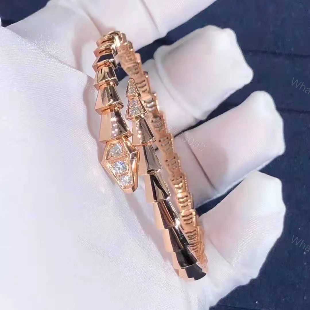 View 5 of Bvlgari Serpenti Viper 18kt rose gold bracelet