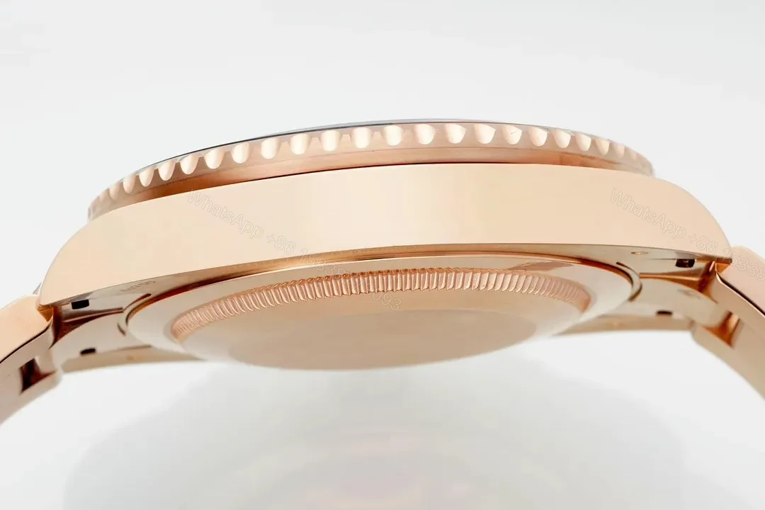 View 8 of C+ Factory Clean Factory EWE V5 Rose Gold GMT Black Dial Watch