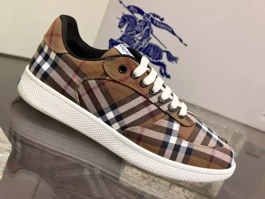 View 5 of BURBERRY TERRACE CHECK SNEAKERS – BBR106
