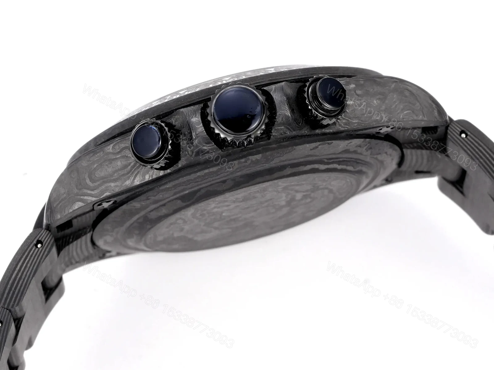 View 6 of Rolex Daytona Carbon Replica Skeleton Gold Movement ROLEX-DAYTONA-CARBON-GD