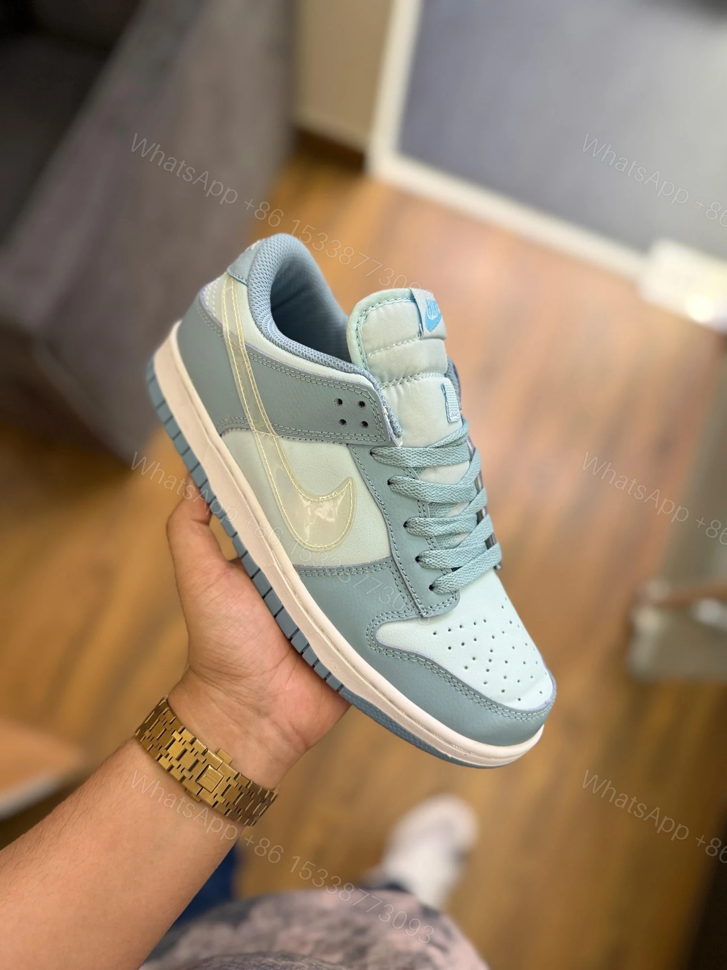 View 2 of FIRST COPY NIKE SB DUNK AQUA CLEAR SHOES FOR MEN
