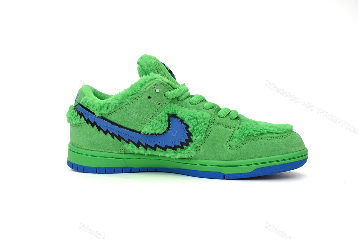 View 2 of Grateful Dead x Nike SB Dunk Low “Green Bear” CJ5378-300