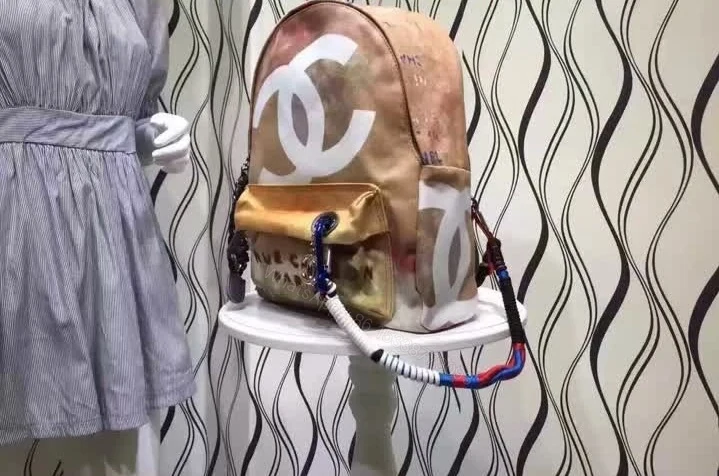 View 4 of Chanel Replica Graffiti Art School Backpack