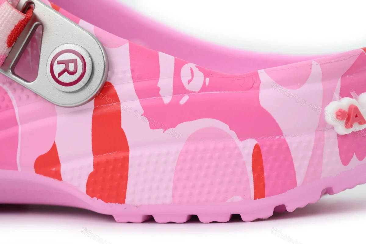 View 6 of BAPE x Crocs Classic Clog 'ABC Camo - pink'